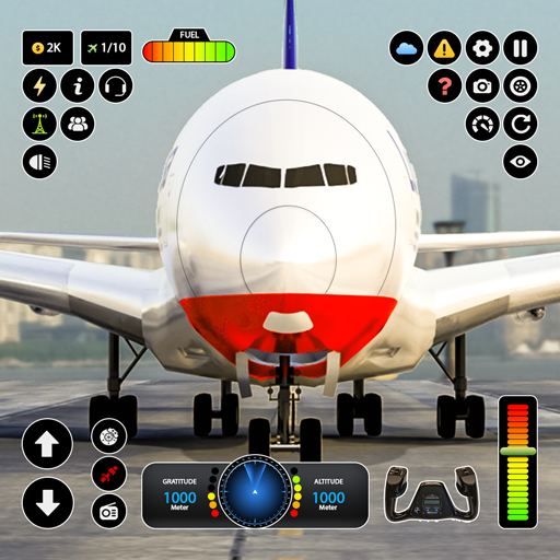 دانلود بازی Flight simulator : Plane Games برای اندروید | مایکت